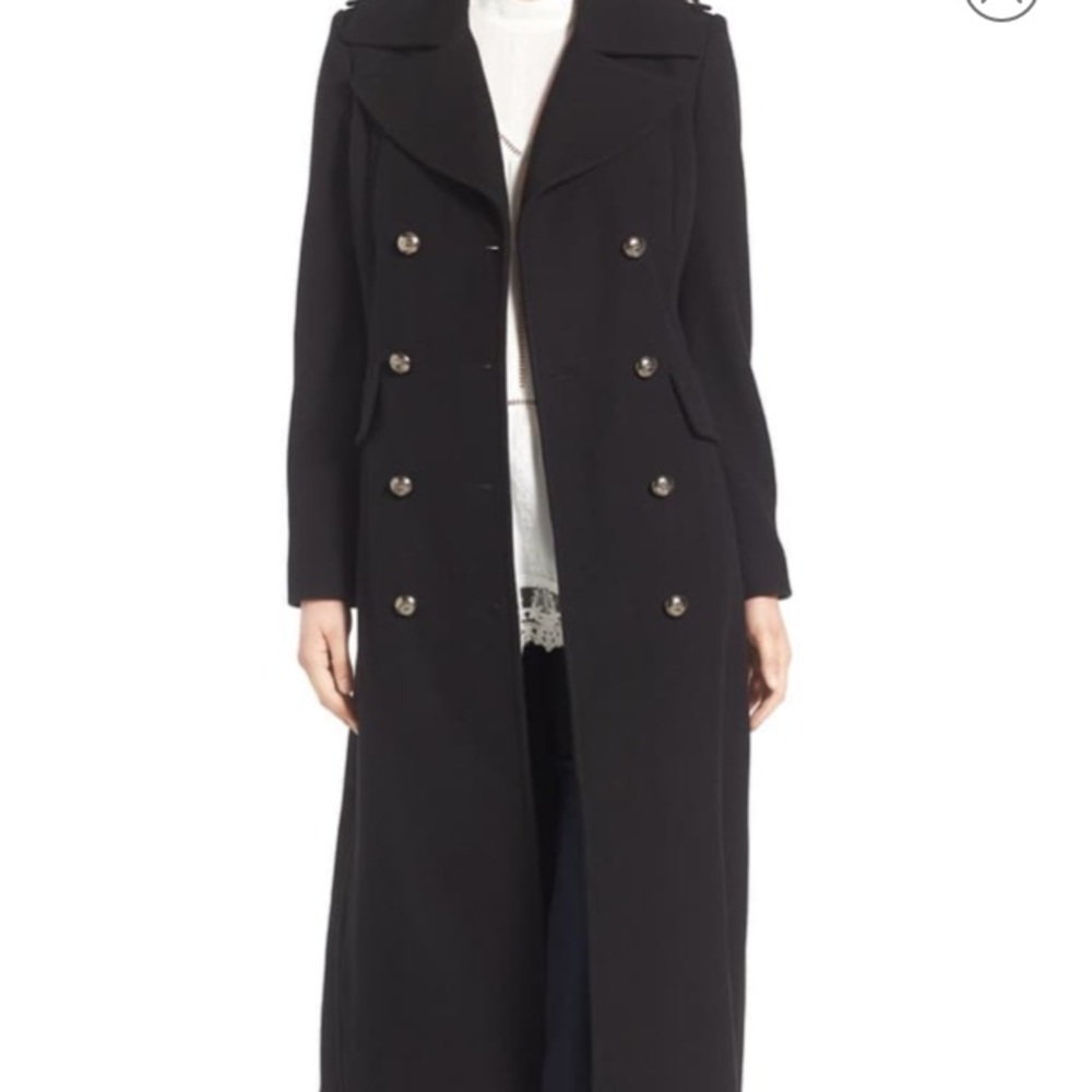 BCBGeneration Long Military Style Coat  M